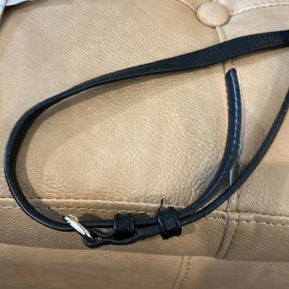 Kate Spade, New York, cobble Hill mini in tri colors of black turquoise, blue - Picture 4 of 9